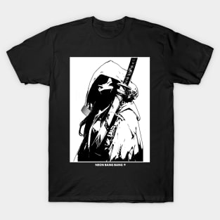 Cyberpunk Ninja Girl T-Shirt